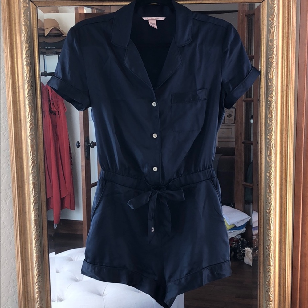Victoria’s Secret Satin romper pajamas